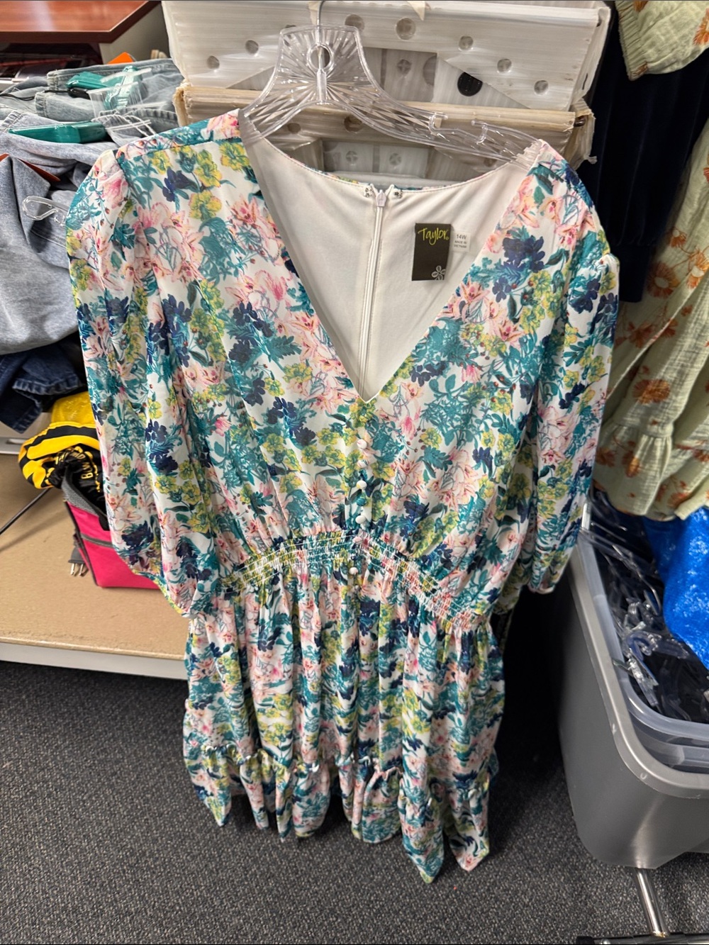 Taylor floral dress 14W // 100145